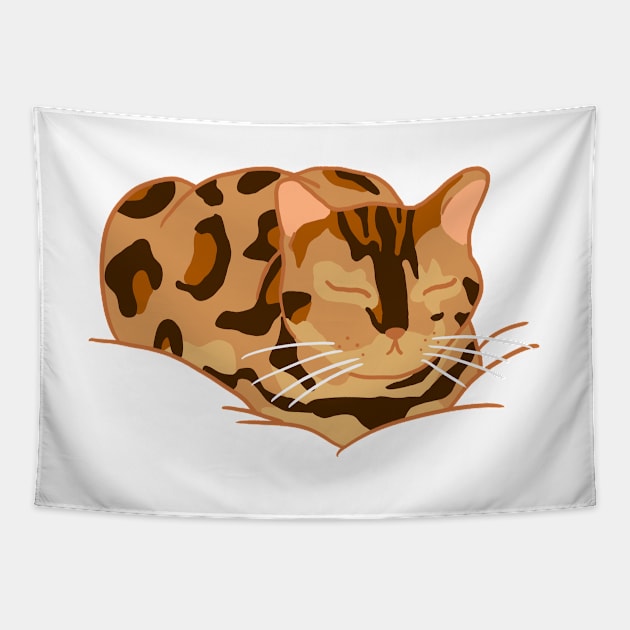 Loaf of Cat - Bengal Tapestry by CCDesign