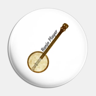 Banjo Player Pin