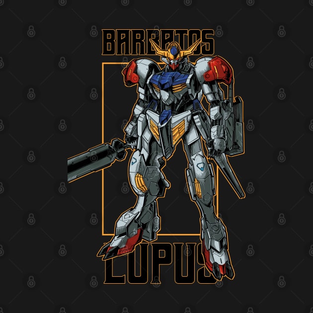 Gundam Barbatos Lupus SS by kimikodesign