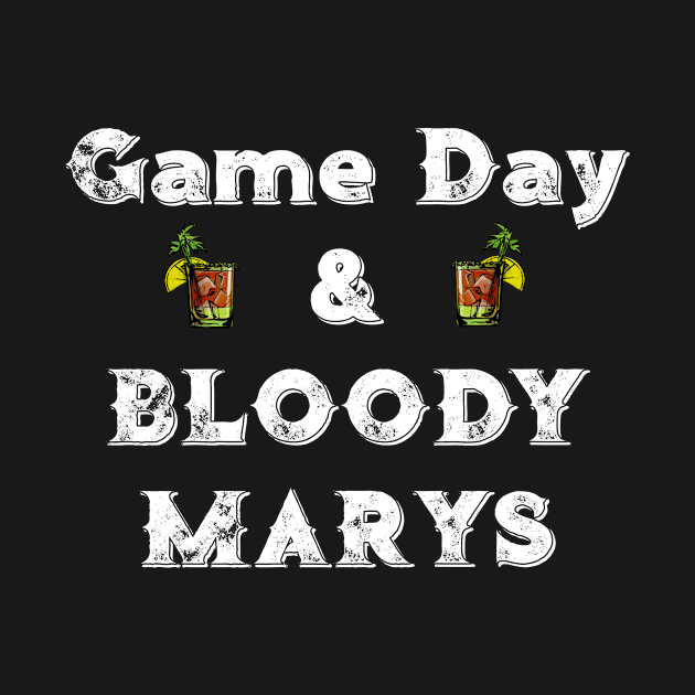 Bloody Mary Game Day and Bloody Marys Football Brunch Drinks by MisterMash