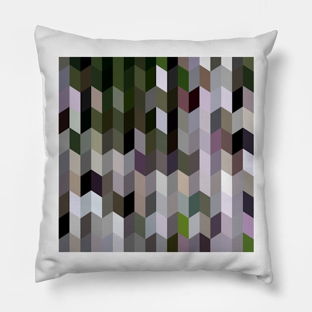 Chinese Violet Purple Abstract Low Polygon Background Pillow by retrovectors