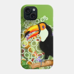 Artistic toucan Phone Case