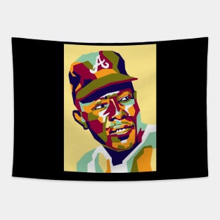 Abstract Hank Aaron in WPAP Tapestry