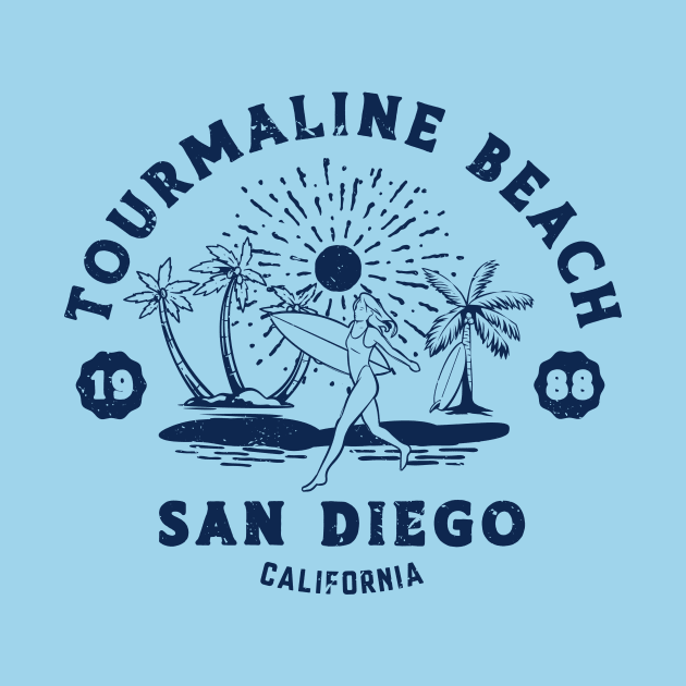 Vintage Tourmaline Beach Surfing // Retro California Beach San Diego 1988 by Now Boarding