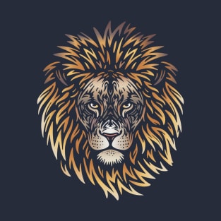 African Lion Face T-Shirt