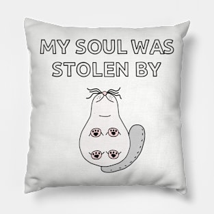 Soul Stealer Kitty Pillow