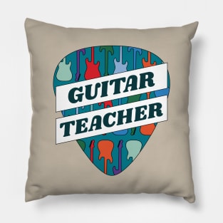 Guitar Teacher Guitar Pick Pillow