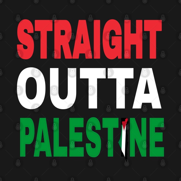 Straight Outta Palestine - Map - Back by SubversiveWare