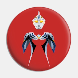 Ultraman Justice (Low Poly Style) Pin