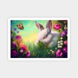 bunny Vegetarian Magnet