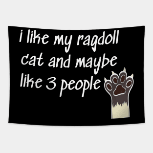 Ragdoll Cat Mom Lady Woman Lover Gift Kitty Kitten Cute Tapestry