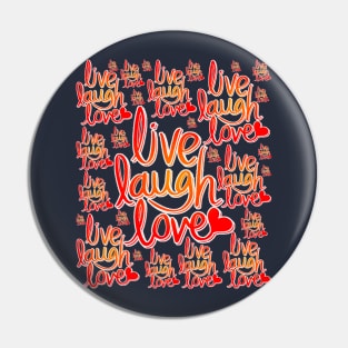 Live laugh love pattern Pin