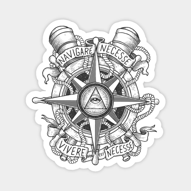 All seeing eye of the seas Magnet by Enter the Aquarius