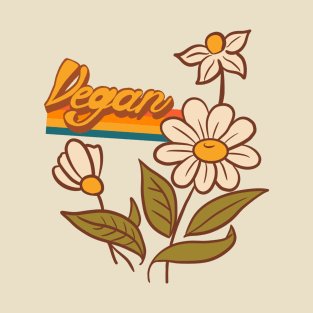 70s Vegan daisies T-Shirt