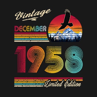 December 1958 Birthday T-Shirt