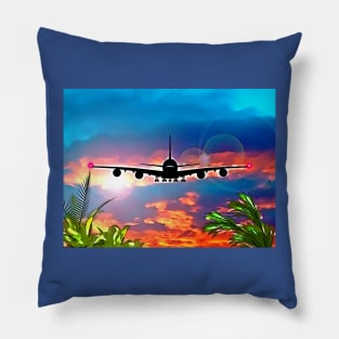 Airplane Landing Pillow