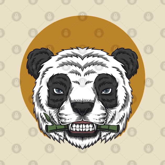 Panda Eat Bamboo by Mako Design 