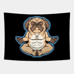 Yoga Pug Tapestry