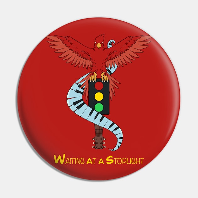 Waiting at a Stoplight - iqbalml Design Pin by BRICHstudiosShop