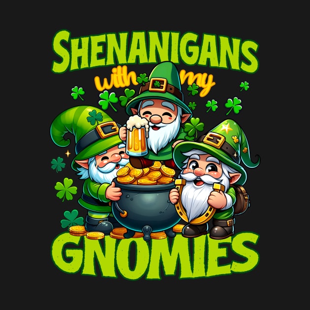 Shenanigans with my gnomies - Lucky Gnomes - St Patricks Day by SergioCoelho_Arts