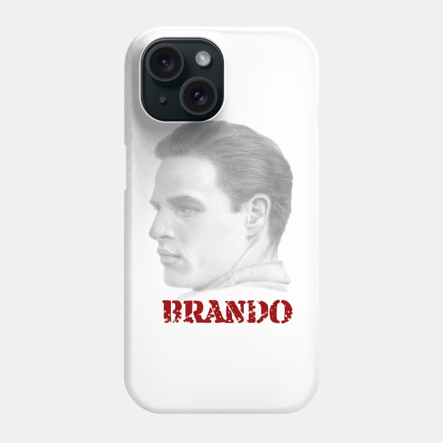 Marlon Brando Phone Case by jkarenart