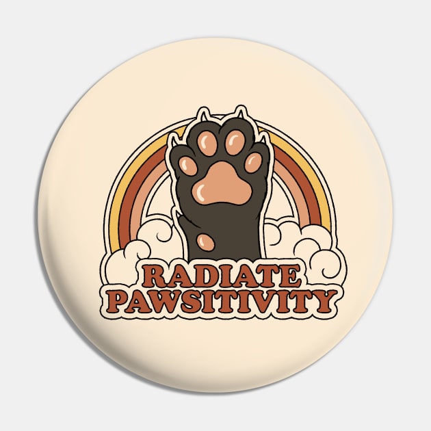 Radiate Pawsitivity Pin by thiagocorrea