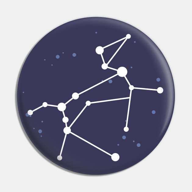 Canis Major Constellation Pin by aglomeradesign