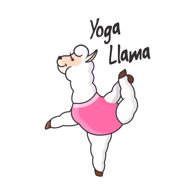 Yoga Llama Meditation Yogi Funny Gift by Foxxy Merch