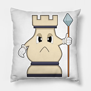 Chess piece Rook at Chess Pillow