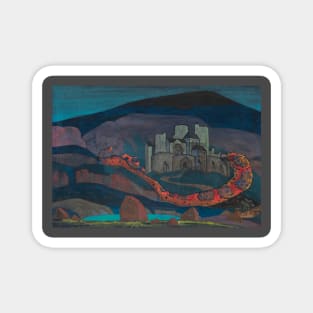 The Doomed City by Nicholas Roerich Magnet