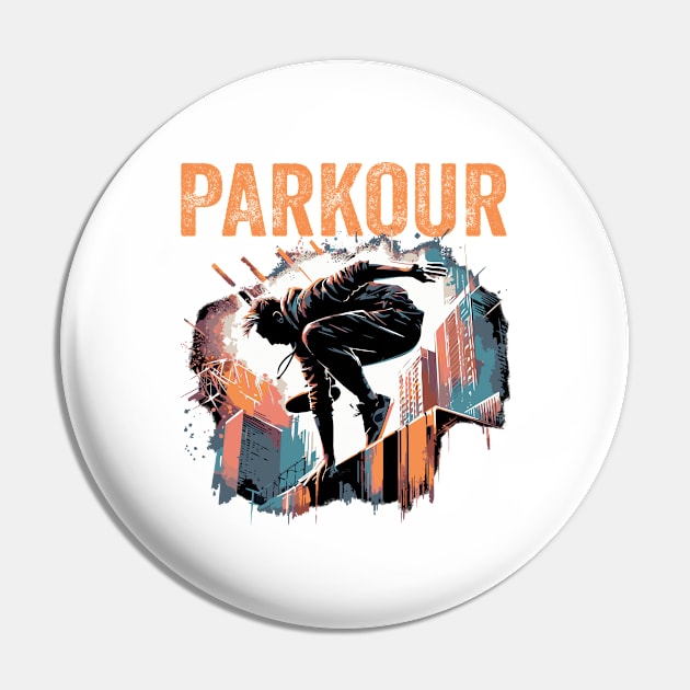 Parkour Urban Pin by Kudostees