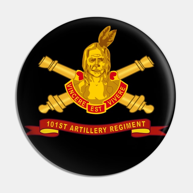 101st Field Artillery Regiment - DUI w Br - Ribbon X 300 Pin by twix123844