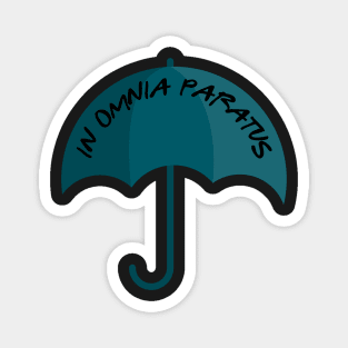 In Omnia Paratus II - Umbrella - Black - Gilmore Magnet