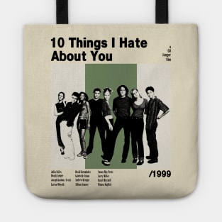 10 Things Retro Poster Tote