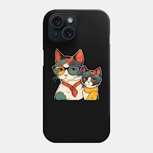 Cat Mom For Cat Lovers Family Matching - Love Cats Phone Case