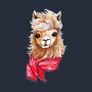 Alpaca Llama for Winter! T-Shirt