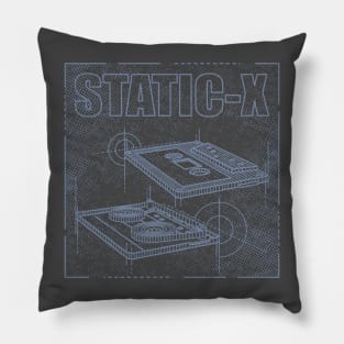 Static-X - Technical Drawing Pillow