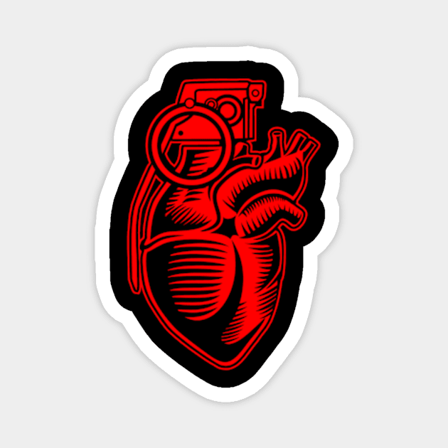 heart bomb Magnet by Eoli Studio