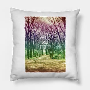 Wild and Free Pillow