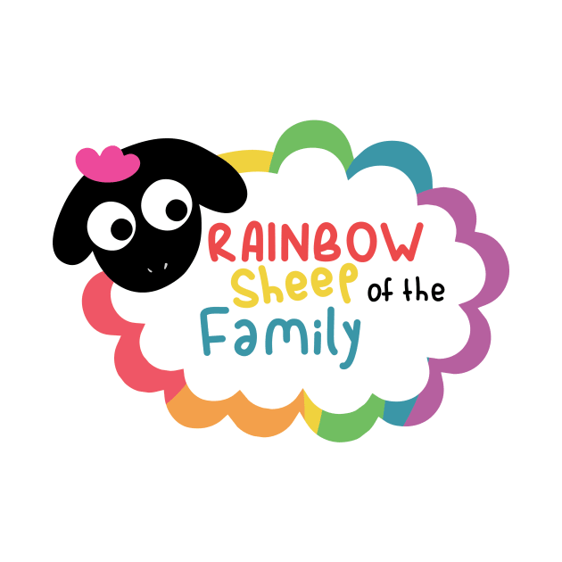 Rainbow Sheep of the Family by Culture Props