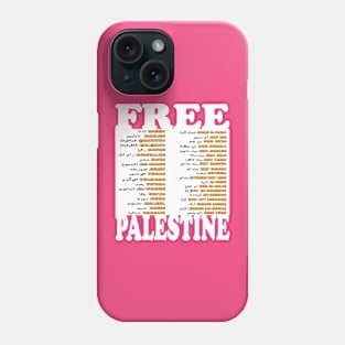 Free Palestine,Palestine cities, Palestine solidarity,Support Palestinian artisans,End occupation Phone Case