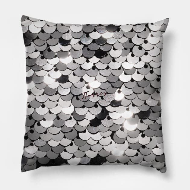 Sequins Pillow by LibrosBOOKtique