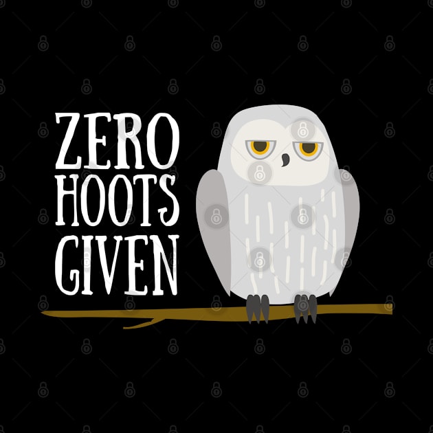 Owl - Zero Hoots Given by Kudostees