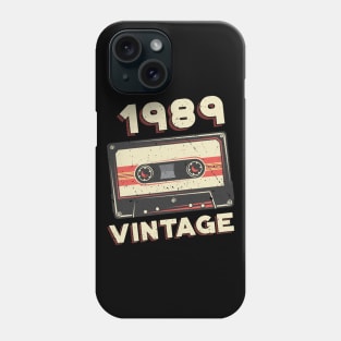 Vintage 1989 Retro Cassette Tape 31st Birthday Phone Case