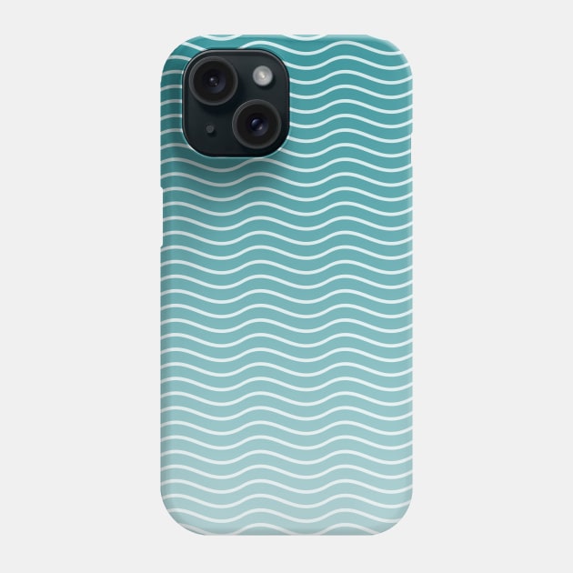 Blue waves Phone Case by LemonBox