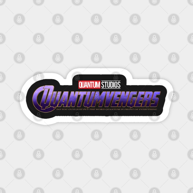 Quantumvengers Logo Magnet by tysonstreet