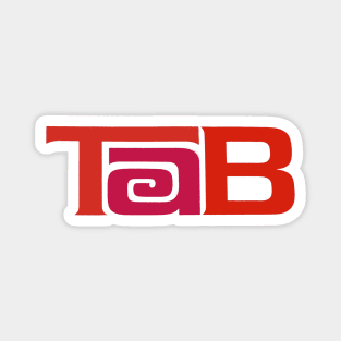 Tab Cola Logo 1960s 1970s Magnet