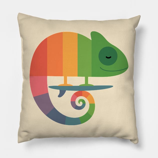 Time To Surf Pillow by AndyWestface