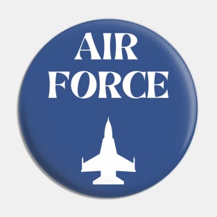 Military Air Force Jet Fighter Pin