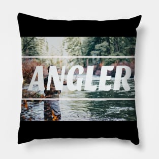 fishing shirt, angler, hunting and fishing, fishing gift for men Pillow